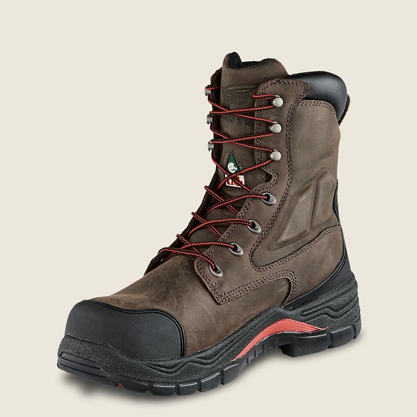 Red Wing Safety Boots Dark Grey - Red Wing Mens King Toe® Adc - 8-inch Insulated Waterproof Csa Toe